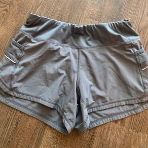 Athleta Grey Athletic Shorts